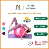 [PUMP INCLUDED] Yoga Ball - Smooth Yoga Ball 55cm, 65cm, 75cm