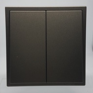 SIMON I7 GRAY PUSH BUTTON SERIES SWITCH / DOUBLE BELL MOMENTARY SWITCH