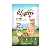 Kasty Tofu Cat Litter 20 L ทรายเต้าหู้ ถั่วลันเตา ทรายแมวเต้าหู้ ธรรมชาติ 100% จับก้อนเร็วแน่น (1 ถุ