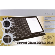 TOnic Studio Tim Holtz Travel Glass Media Mat 10.25"X15.5"