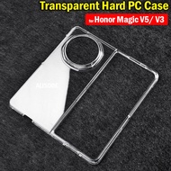 For Honor Magic V5 Case HD Transparent Ultra Thin Clear Shockproof Phone Cover for Honor Magic V5 20