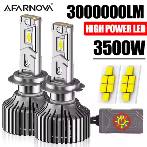 H7 LED Lights Bulbs 3500W High Power H11 H4 H1 Turbo Headlight 6000K 3000000LM 12V 24V CSP CHIPS H4 