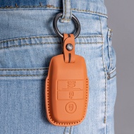 Key Cover Dedicated to Land Style X7 Car Remote Control Cover Genuine Leather Glory X5 X2x8 x5plus L