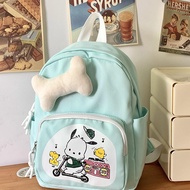 Fresh Japanese Mint Green yk Millennium Style Little White Dog Cute Little Backpack University Stude