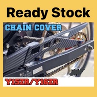 Y15 Y15ZR / Y16 Y16ZR CHAIN COVER CHAIN CASE COVER RANTAI (CARBON) yamaha kzr hypertech kozi cutting