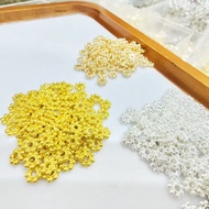 Spacer 4/5/68mm Color Retention 18K Snowflake