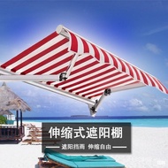 Awning Rain Match Retractable Shop Balcony Canopy Retractable Foldable Commercial Doorside Awning Ou