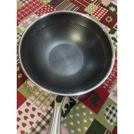 Honeycomb Wok Pan ( Stainless )