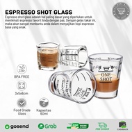 Espresso Shot Glass/ Espresso measuring cup espresso cup 30 & 60 ML