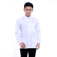 ABHA/Koko Pria/Baju Koko Pria Terbaru/Baju Koko Muslim Pria/Baju koko Model Polos/Baju Koko Lengan Panjang/Koko Model Ammu Warna/Baju Muslim Pria Dewasa/Baju Muslim Pria/Baju Muslim Terbaru