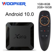 X96Q Android 10.0 Smart TV BOX 2GB 16GB Allwinner H313 Quad Core 4K 60fps 2.4G WIFI Fast Shipping VS H96 Max Set Top Box