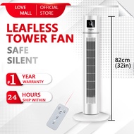 🇲🇾Ready Stock Electric Fan silent no blade small fan 45W energy saving home Tower fan Kipas elektrik