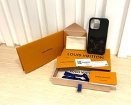 二手 90%新 法國製 LV iPhone 13 Pro Leather Phone Case 手機殼 手機套