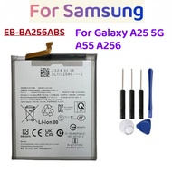 5000mAh High Quality For Samsung Galaxy A25 5G A35 A55 A256 EB-BA256ABS Battery+free tools
