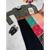 Readystock - Readymade Georgette Sequece Saree M-XXL July25