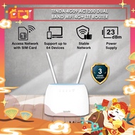 Tenda 4G09 AC1200 Dual Band Wifi 4G+ LTE Router