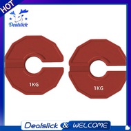 2PCS Gym Micro-Type Plates Dumbbell Fractional Weight Plate Rubber Fractional Weight Plates Plates A