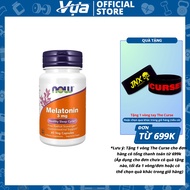 Viên Uống NOW - Melatonin 3mg (60 viên) - Hỗ Trợ Giấc Ngủ Đều Đặn Chất Lượng Cao Chính Hãng