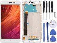 QUAN Repair parts Display Replacement LCD Touch Scree and Digitizer Full Assembly with Frame for Xiaomi Redmi Note 5A Prime/Remdi Y1(Black) (Color : White)