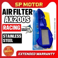 QJ AX200S AX200 RACING AIR FILTER AIR CLEANER STAINLESS STEEL ORIGINAL HIGH QUALITY