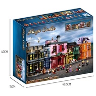 Compatible Lego Building Blocks Harry 75978 Potter Diagonal Alley Assembled Model Building Street Vi