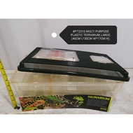 Exo Terra Faunarium Tank (L) Small Animal Pet Tank Lizard Gecko Reptile Insect Terrarium [PT2310]