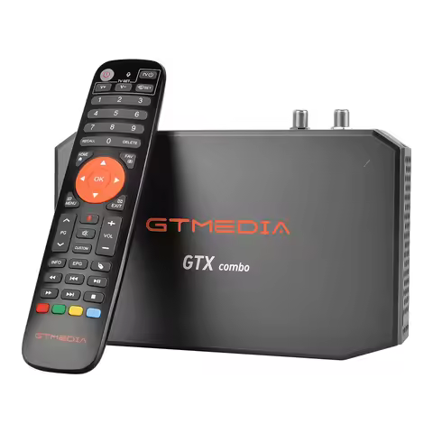GTMEDIA GTX Combo 4K HDR Android 9.0 TV BOX DVB-S2X/T2/C2 Smart Decoder 2GB+32GB Dual Wifi BT 4.1 H.