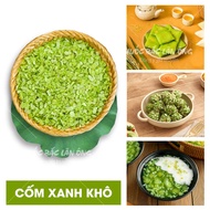 Cốm xanh khô Tây Bắc 1kg cốm dẹt xanh dùng nấu chè nấu xôi chả cốm