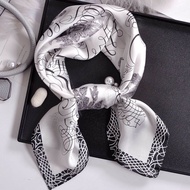 Khăn lụa vuông phụ kiện buộc cổ áo cột túi xách buộc tóc thời trang 70x70 Cm