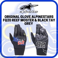 ALPINESTARS GLOVES FQ20 REEF MONSTER / REEF BLACK TAR GRAY ORIGINAL GLOVE ALPINESTARS MOTORCYCLE