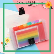 YOLAN A6 File Folder File  Expanding Fashion 13 Pockets