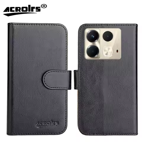 For Infinix Note 11 12 30 40S 40X VIP Pro 5G Case 6 Colors Fashion Flip Card Slots Stand Wallet Leat