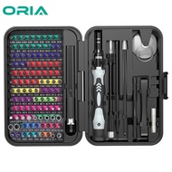 ORIA 132-IN-1 Precision Screwdriver Set with 108pcs Color-coded for Smartphone Laptop/Eyeglass/Watch