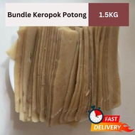 1.5 Kg Keropok Keping Lekor Nipis Selipar Ikan Flavor Fish