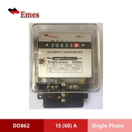 EMES DD862 SINGLE PHASE 15(60)A KWH METER (ANALOG TYPE) 240V Kilowatt-Hour Meter