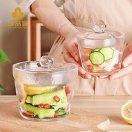 Japanese hammer glass household food grade pickle tank pickled cucumber pickle sauerkraut jar staine