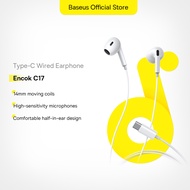 Baseus C17 H17 Type-C 3.5mm Wired Earphones In Ear Earbuds With Mic For Xiaomi Samsung Huawei