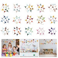 【CH】 Nursery Room Hanging Bunting Flags Wall Hanging Decors 2 6m Garland Banners Flags