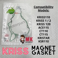 MAGNET Gasket Modenas KRISS 🍎Apple Gasket Magneto Cover Kriss110 Kriss 1 , 2 , 120 ACE115 CT110 CT11