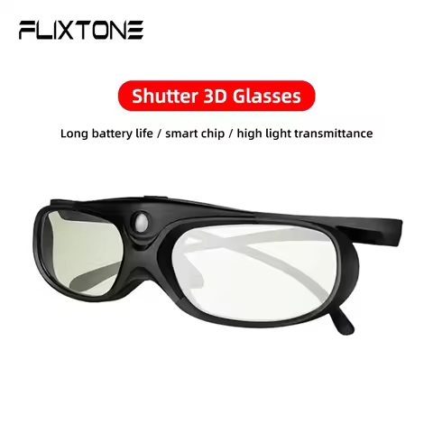 Flixtone 3D Glasses Active Shutter Virtual Reality Glass 3D XGIMI projector For Epson Projector Chan