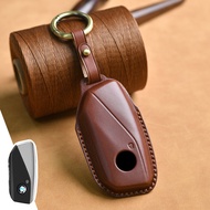 Suitable for BMW Key Cover X5/X1/X7/7 Series/735li/iX/XM/X6/iX Key Box Genuine Leather Handmade BMW 