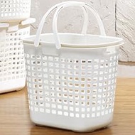 Fudogiken F2595 S Long Basket, Ivory, Width 13.6 x Depth 18.1 x Height 15.2 inches (34.6 x 45.7 x 38