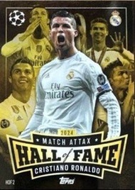Match attax hall of frame Cristiano Ronaldo C朗拿度