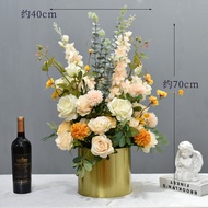 Home Light Luxury Electroplating Iron Table Flower Hotel Front Table Decoration Banquet ktv Decorati