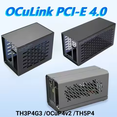 New OCuLink Thunderbolt-3 4 USB4 External Graphics Card GPU Dock PCI-E 4.0 TH3P4G3 OCuP4v2 Metal Fra