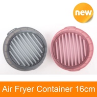 Silicone Fry Pot Light Airfryer Container 16cm Air Fryer Microwave Oven Korea