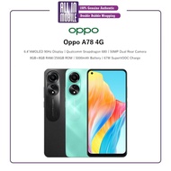 [MY Unit] Oppo A78 4G (8GB+8GB Extended RAM | 256GB ROM) 1 Year Warranty By Oppo Malaysia