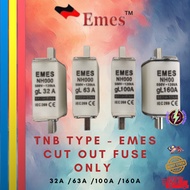 TNB TYPE - EMES CUT OUT FUSE ONLY 32A/63A/100A/160A