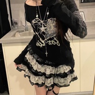 y2k y2k Women's Clothing y2k t-Shirt Punk Style y3k Asian Culture Mine Series y2k Dark Yayk1