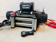 วินท์ไฟฟ้า Winch ขนาด 12000 ปอร์น มอเตอร์ 6.5Hp แบบสลิง ยาว 28 M ยี่ห้อ ADM รับประกัน 1 ปี